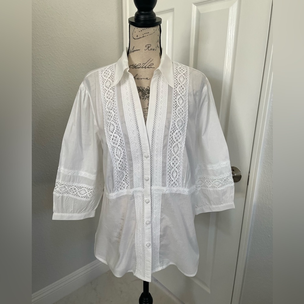 Sandra ingrish buttons down shirt